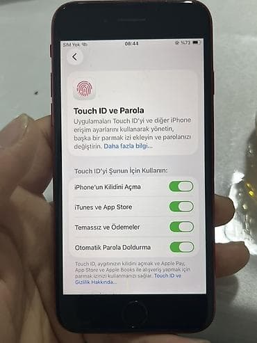 samsung z fold 1: IPhone SE 2020, Qırmızı, Barmaq izi — 4