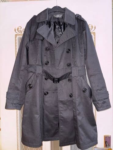 qadınlar üçün uzun palto: Palto, One size, rəng - Qara — 5