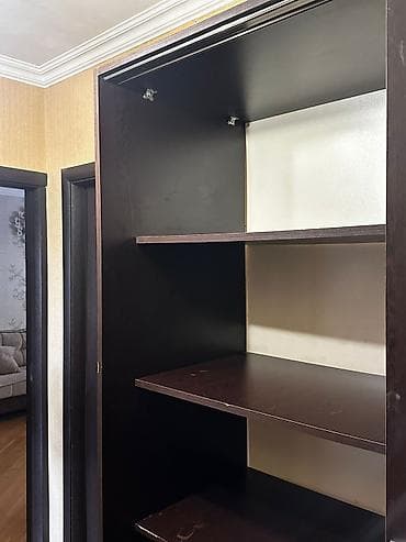 qapi sekilleri: 2 qapılı, Güzgülü, Qəhvəyi, Digər material, Kupe, Düz dolab — 3