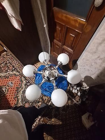 lustur ucuz: Çılçıraq, 7 lampa, Metal — 5