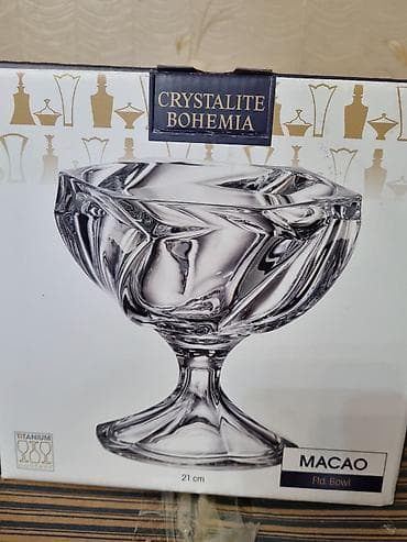 suse caynikler: Crystalite Bohemia “MACAO” ayaqlı qab - Brend: Crystalite Bohemia — 4