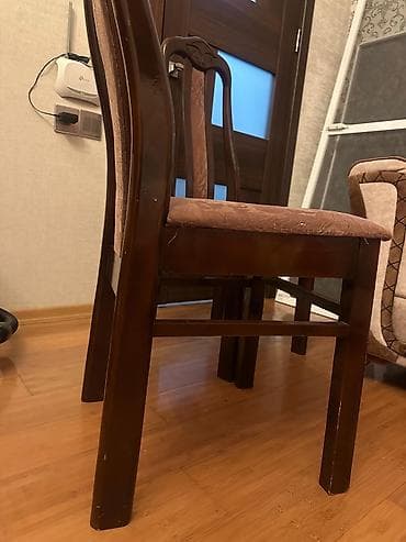 stul taxta: Qonaq otağı üçün, İşlənmiş, Qatlanmayan, Stul — 2