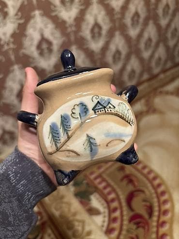 çaydan: Çay dəsti, rəng - Bej, Keramika — 4