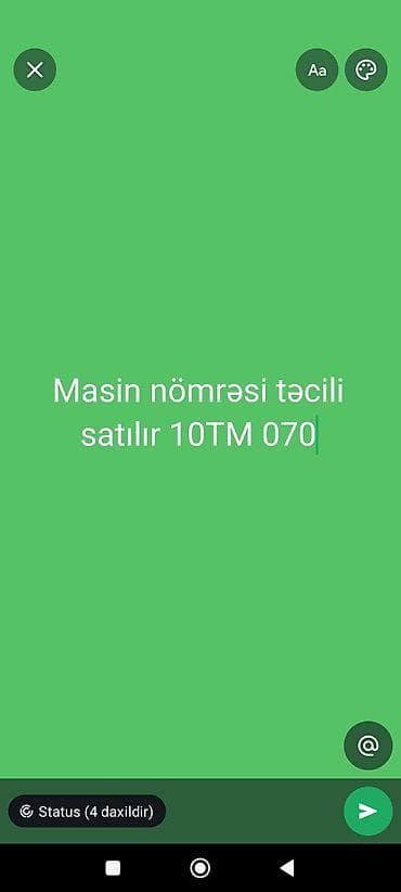 mersedes c clas: Avtonömrə satılır: 10 TM 070 - Kombinasiya: “10TM070” - Seriya: TM - — 1