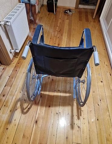 araba: Mexanik əlil arabası - Konstruksiya: möhkəm xromlaşdırılmış metal — 3