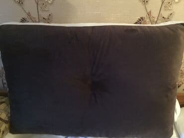 divan ucun yastiqlar: 3 ədəd Mütəkkə Təzədir, divanın üstü üçün də yaralıdır Ölçüsü: 90*65 — 2
