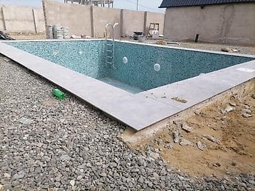 ev tikintisi layihələri: Hovuz tikintisi və montajı – layihədən təhvilə - Betondan yerüstü və — 4