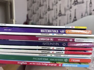 6 cı sinif coğrafiya metodik vəsait 2024: 6-cı sinif üçün dərsliklər dəsti. Dəstə riyaziyyat, Azərbaycan dili — 2