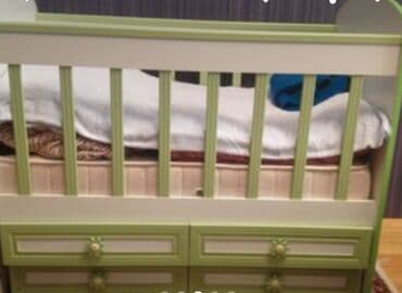 boru turba: Oğlan və qız üçün, İşlənmiş, Dördbucaq, Beşik, Dəstsiz, Matras ilə, Yellənmə mexanizmsiz — 2