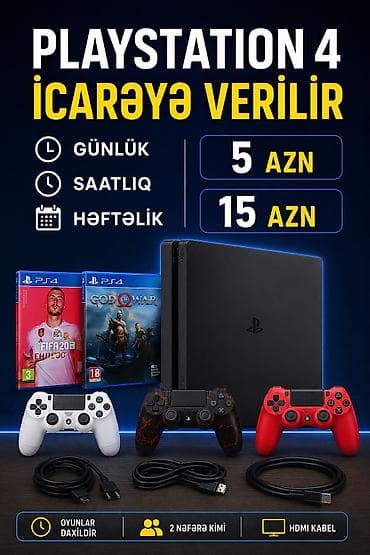 🎮 PlayStation 4 icarə verilir! Gündəlik / saatlıq / həftəlik icarə lalafo.az -da 🎮 PlayStation 4 icarə verilir! Gündəlik / saatlıq / həftəlik icarə