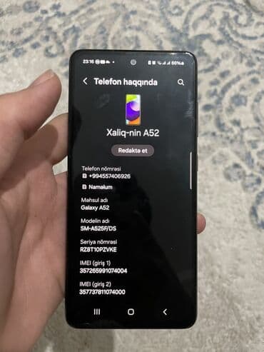 Mətbəx texnikası: Samsung Galaxy A52, 128 GB, rəng - Qara, Barmaq izi — 7