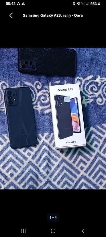 ikinci əl soba: Samsung Galaxy A23, rəng - Qara, Barmaq izi — 2