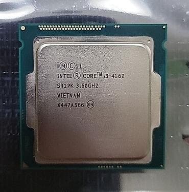i7 4790k prosessor: Prosessor Intel Core i3 i3-4160, 3-4 GHz, 2 nüvə — 1