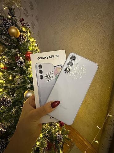 Samsung Galaxy A35, 128 GB, rəng - Göy, İki sim kartlı, Face ID, Sensor