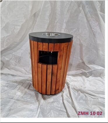 cex qablari: Kül qabı dəmir. Üstü taxta dekorlu — 1