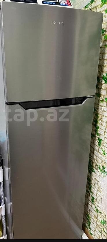 mini xolodelnik: 2 qapılı Hoffman Soyuducu Satılır, rəng - Gümüşü — 2