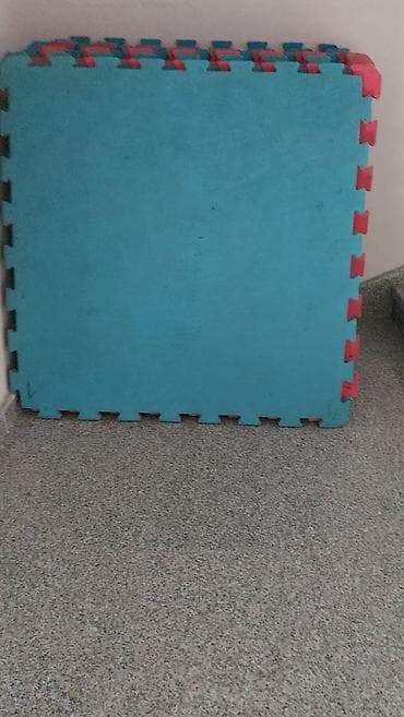 matlar: İkiüzlü EVA köpükdən yığma döşək (pazlı) - Rəng: bir üzü çəhrayı, o — 2