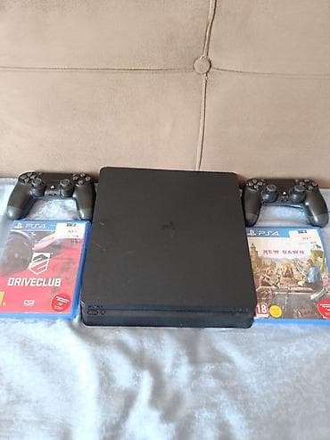 PlayStation 4 Slim oyun konsolu paketi Daxildir: - PS4 Slim (qara