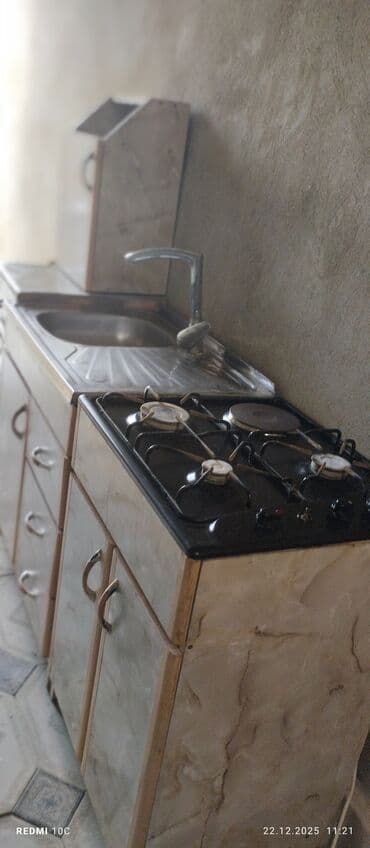 kukna mebeli: Mətbəx mebeli 1.80smdir qaz işləkdir tok yeridə işleyir moyka krantda — 4