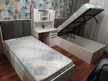 qosa carpayi: Yeni, Təknəfərlik çarpayı, Bazalı, Matras ilə, Siyirməsiz, Azərbaycan — 1