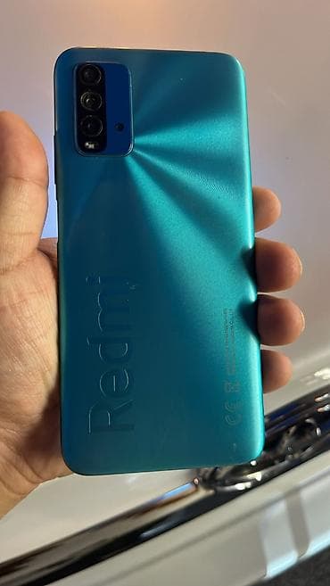 yaddaş diski: Redmi 9T, 64 GB, rəng - Mavi, Barmaq izi — 2