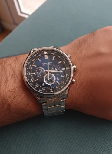 bmw 8 серия 850csi mt: İşlənmiş, Qol saatı, Curren, rəng - Gümüşü — 2