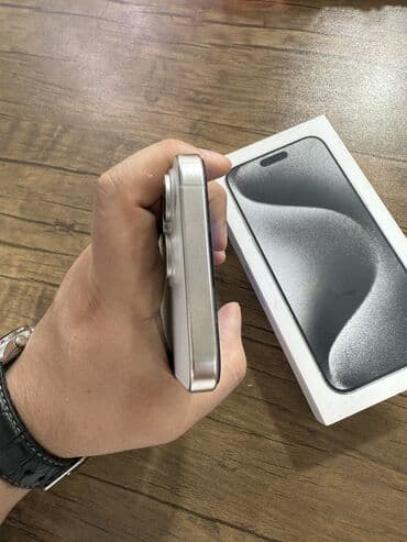 iphone xs max 256 gb ikinci el: IPhone 15 Pro Max, 256 GB, White Titanium, Zəmanət — 5