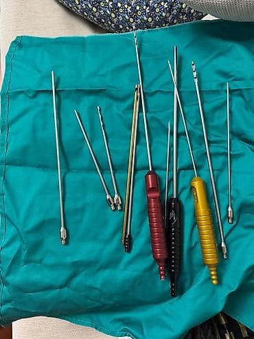 Медицинское оборудование: Liposaksiya üçün avadanlıq dəsti Tərkib: - Oksigen balonu və reduktor — 3