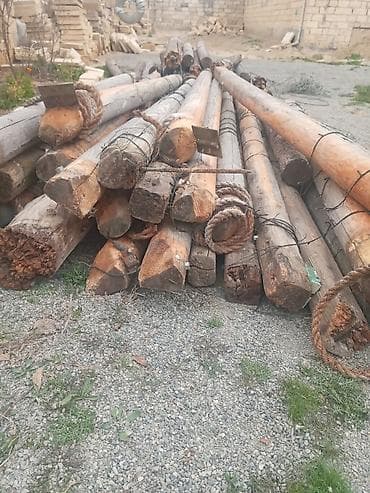 divar ici dus: Məhsul: Taxta dirəklər və polad tros məftilləri Təsvir: - Müxtəlif — 4