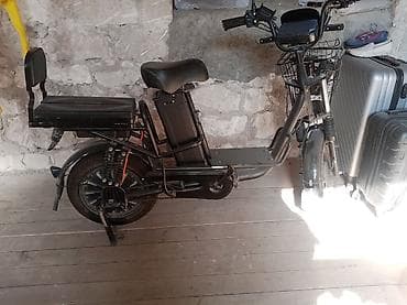 e bike: Elektrik velosipedi/skuter - Güclü elektrik mühərriki arxa təkərdə — 2