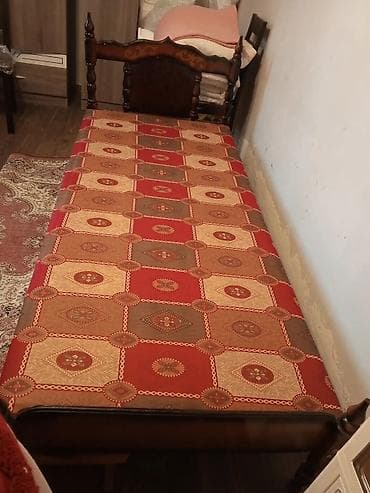 metbex mebilleri: İşlənmiş, Təknəfərlik çarpayı, Siyirməsiz, Azərbaycan — 4