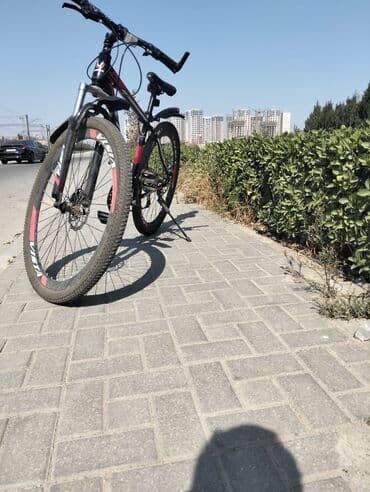 электровелосипед баку: VISTA markalı dağ velosipedi, qırmızı, qara və ağ rənglərin — 4