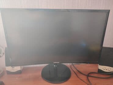 notebook çantaları: Ofis və ya ev istifadəsi üçün uyğun, qara rəngli Samsung monitor. Düz — 2