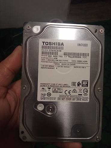 Daxili Sərt disk (HDD) Toshiba, 1 TB, 3.5"