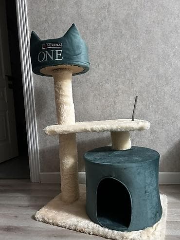 Птицы: Pişik üçün çoxsəviyyəli oyun və dincəlmə kompleksi - Brend işarəli — 2