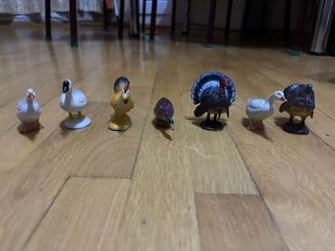 Игрушки: Oyuncaq dəstləri 1) Xəzli miniatür fiqur – 2 ədəd - Yumşaq, tüklü — 5