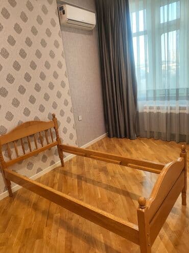 Все для дома и сада: Çarpayı, tək nəfərlik, taxta material. Ölçü: 100/200 — 5