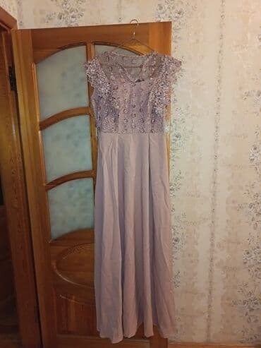 Lincoln: Uzun gecə/libas - Rəng: açıq bənövşəyi/lilac tonları - Model: uzun — 2