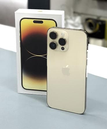 apple xr: IPhone 14 Pro, 128 GB, Qızılı, Face ID — 1