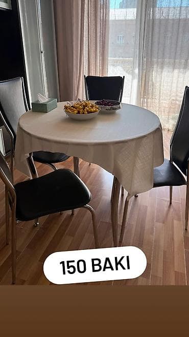 Mətbəx stol stulu susəli 150 azn Briliyant x. Un yasamal - Masa