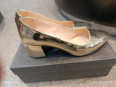 ayaqab: Qızılı rəngli qadın tuflisi – Bay KOCA (Made in Turkey) - Model — 1