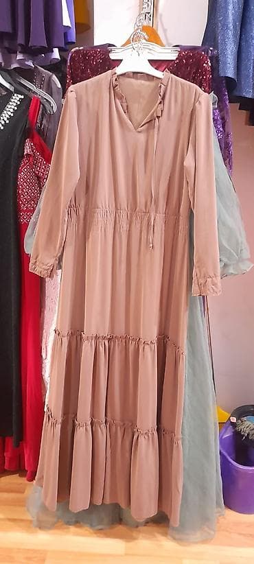 qara koftalar: Qadın uzun don - Rəng: südlü qəhvə (bej ton) - Model: bohem/relaks — 1