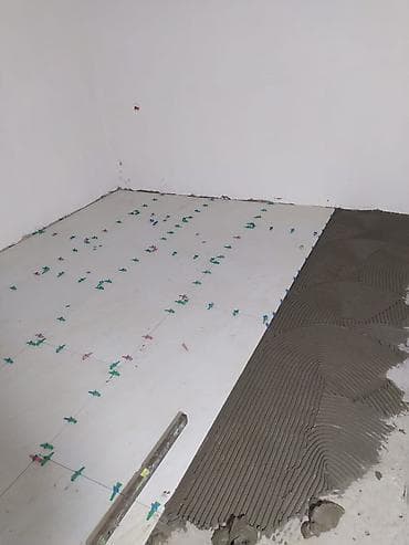 Plitə işləri: Alçıpan və kafel-metlax ustalığı Xidmətlər: - Alçıpanla arakəsmə — 2