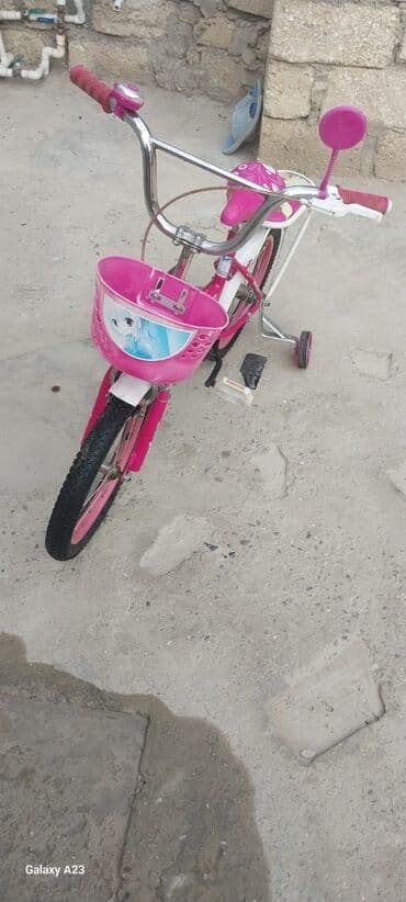 elektrikli scooter uşaq üçün: Dörd təkərli Uşaq velosipedi 16", sürətlərin sayı: 1 — 1