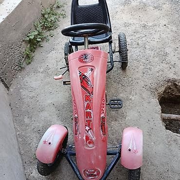 oyuncaq gitara: Uşaq pedallı kart maşını - Pedalla idarə olunan, 4 təkərli uşaq kartı — 3