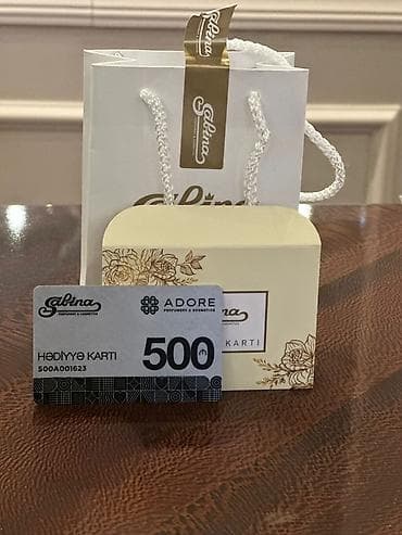 Hədiyyə kartı Sabina Adore 31.12.2026 etibarlıdır Məhsul: Sabina