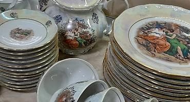 Чайный набор, Фарфор, 12 персон, Германия — 5