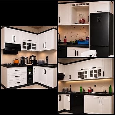 🌙 Nure 🍽️ Mətbəx mebeli satılır - Ölçü: 3 × 6 m - Material: Membran — 1