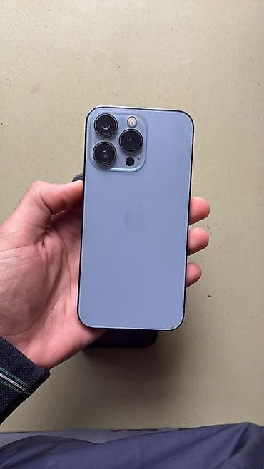 elektron kitab satilir: IPhone 13 Pro, 128 GB, Sierra Blue, Zəmanət, Simsiz şarj, Face ID — 1