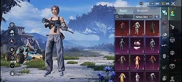 deri canta: PUBG Mobile oyun hesabı – müxtəlif kosmetik əşyalar və valyuta ilə — 2